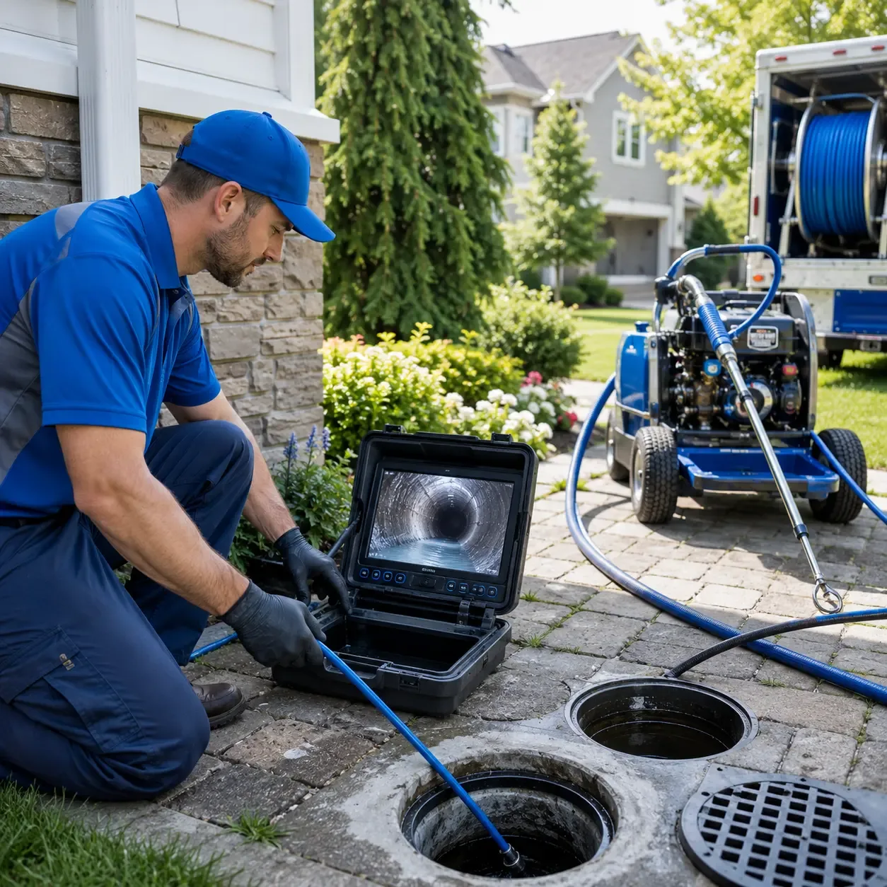 Outdoor drain cleaning professionals serving Petrolia, CA